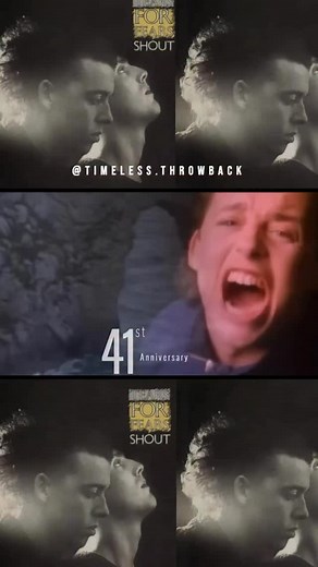 November 1984 | “Shout” was released as the second single from Tears for Fears’ sophomore album “Songs from the Big Chair” #1984 #tearsforfears #timelessthrowback | timeless.throwback