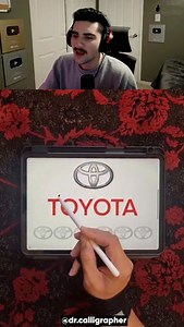 How to Draw Toyota Logo 🤯 | Riley Haghian