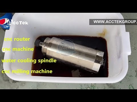 What should we do when the spindle of the cnc router is blocked?