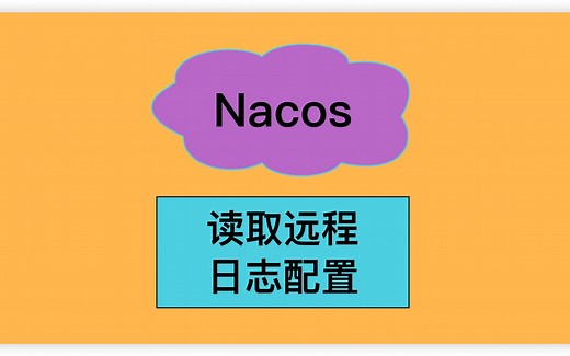 Nacos动态读取远程日志配置logback-spring.xml