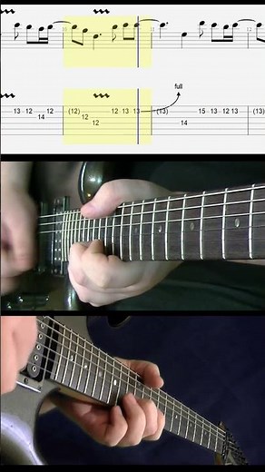 Guitar Tab Hysteria by Muse #guitarriffs #guitar #guitartabs #howto #muse #mattbellamy