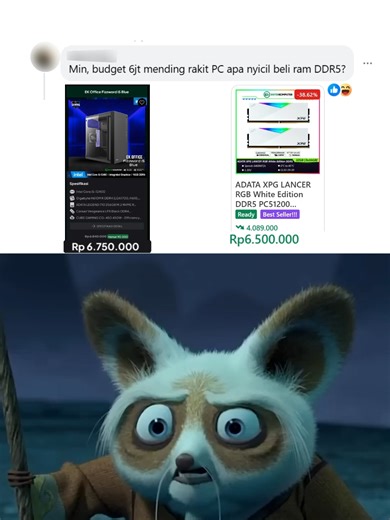 ketika RAM lebih mahal dari harga PC itu sendiri.. 😔😔 #enterkomputer #ekgaming #rakitpctanparibet #RAM