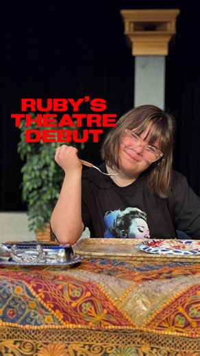 10K views · 347 reactions | This was Ruby’s FIRST EVER theater performance where she didn’t use cards to read her lines!!! And she SLAYED!! She was SO PROUD of herself for being BRAVE…and of course so are WE!! ❤️ It seems like Ruby is getting VERY comfortable being on stage!! ❤️In the words of Kelly Clarkson..."just get out there and have fun!” #downsyndromeawareness #DownSyndromePride #inclusion #rubydoobs #rubysrainbow | RubysRainbow.org | Facebook