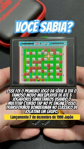 Bomberman - PC Engine - Miyoo Mini Plus. #shorts #pcengine #curiosidades #games