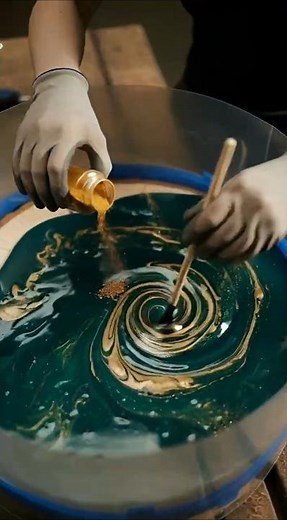 Luxury Epoxy Coffee Table Made from a Single Tree Log | Live Edge Resin Design