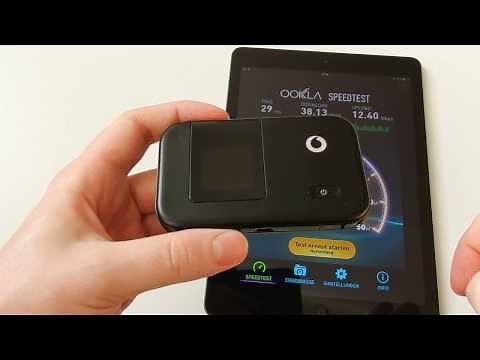 Test Vodafone R215 MiFi Hotspot & Speedtest