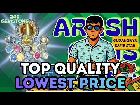 ✅Cincin Permata Mewah Gak Harus Mahal! Cek Koleksi ARASH Gemstone || KITA OPEN SERENDAH MUNGKIN ||