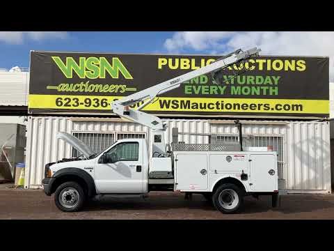 2006 Ford F-450 Super Duty Bucket Truck For Virtual Auction January 10th, 2026