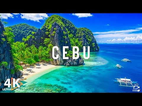 Cebu 4K | Stunning Aerial Views of Philippines’ Tropical Beaches, Islands, and Crystal Clear Waters