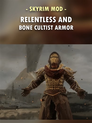 2 COOL Skyrim Mods for your 2026 Load Order! ⚔️🛡️ 2 cool mods for your 2026 load order! Relentless adds a stunning new longsword with custom fire and ice runes. Bone Cultist Armor brings a unique, lore-friendly heavy set inspired by the ashen wastes of Solstheim. A great weapon and armor mod for your 2026 mod list! #skyrim #skyrimmods #hiddengems #skyrimtiktok #gametok
