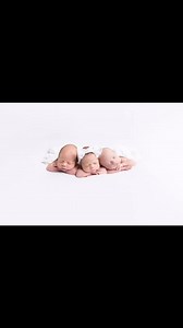 27K views · 282 reactions | From one month to seven months, these sweet triplets have sure grown! They couldn’t be sweeter in their all white. Actual angel babies! • • • #triplets #tripletsofinstagram #milestones #angelbabies #allwhiteoutfit #multiples #fraternaltriplets #photography #babyphotographer #babiesofinstagram #multiplemultiples | Mandi Triplets | Facebook