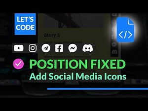 How To Add Social Media Icons in #HTML and #CSS #htmlcss