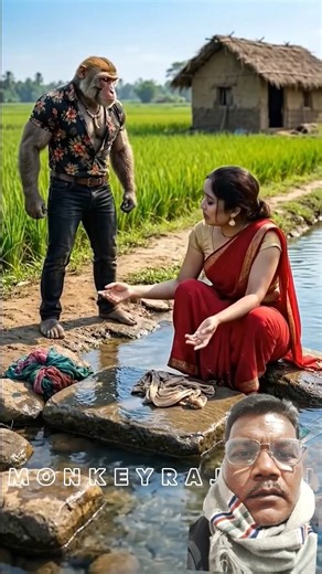 monkey brought a washing machin... # shorts #funny #comedy