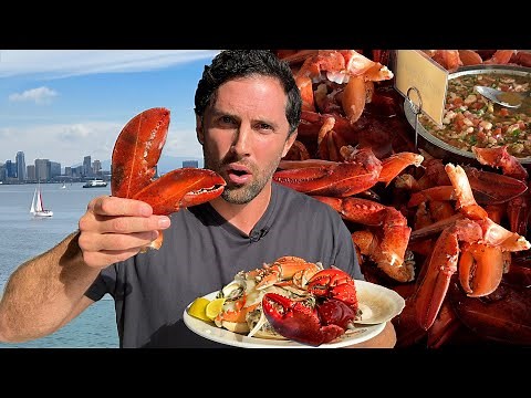 San Diego's Best Brunch Buffet 🦞 All You Can Eat Seafood!