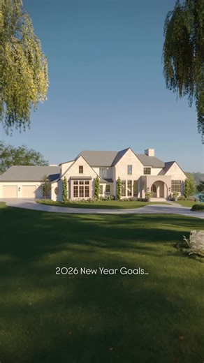 Emily Handke | Home Design on Instagram: "New Year Home Design Goals 🏆️⁠ ⁠ ✔️Zero-overhang roof detail⁠ ✔️Limestone entry⁠ ✔️Floor to ceiling windows⁠ ✔️Large covered outdoor living space⁠ ✔️Timeless luxury home design⁠ ⁠ We’re adding all of the above to our 2026 vision board! ⁠ ⁠ Like & Save this post if you are too! 💾⁠ ⁠ Architectural Design: @emilyhandkedesign⁠ Interior Design: @wildflower.homedesigns⁠ Builder: @kentshafferhomes"