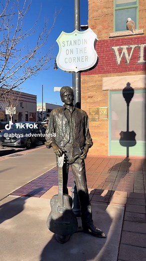 Standing on the Corner in Winslow, Arizona | Eagles Iconic Stop