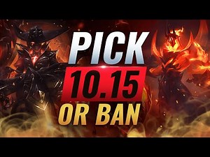 OP PICK or BAN: BEST Builds For EVERY Role - League of Legends Patch 10.15