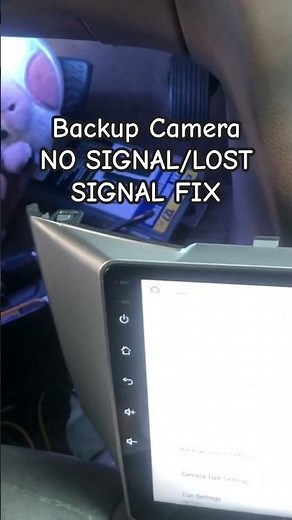 How To Fix Aftermarket Backup Camera NO SIGNAL (lost signal)