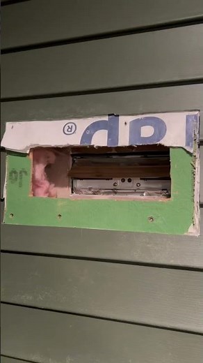 Installing microwave with external vent