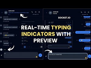 Real-Time Typing Indicators & Message Previews with Socket.IO | Next.js + Express.js | AWebCode