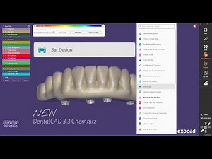 NEW Exocad 3.3 Bar Design Tutorial | Split Bar Workflow & Digital CAD Denture Framework