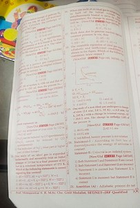The reversible expansion of ideal gas under adiabatic and isoth... | Filo