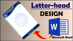 MS Word Tutorial: Letter-head Design in Microsoft Word | #letterhead_design Welcome to our channel, In this video, We will design letterhead design in Microsoft word. Letterhead is one of the important format for every organization. watch this video and learn to create letter head using simple steps in Microsoft word. ================================== Other Related Videos:- 1) MS Word में Receipt Book बनाना सीखें :- https://youtu.be/1nhND4m5-tU 2) How to make bill book in MS Word ? :- https://y