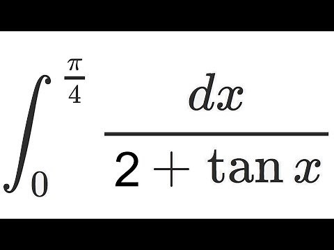 Integral of 1/(2+tanx)