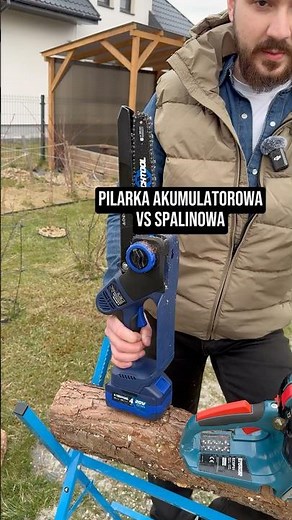 Piła spalinowa vs piła akumulatorowa- którą wybrać do prac w domu i ogrodzie? #pilarka #ogród