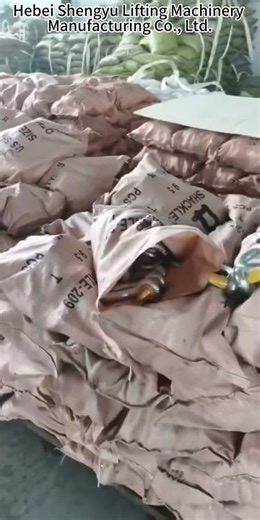 Lifting shackles come in various models and specifications