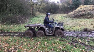 Been having a crack with Can-Am Off-Road's latest addition to its six wheeler #ATV family. Find the full story here - https://www.fginsight.com/machinery-on-test-and-first-drives/on-test-we-try-out-the-latest-addition-to-can-ams-six-wheel-drive-atv-family-106558 | FG Machinery