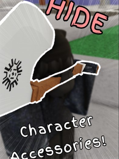 How to Hide Character Accessories in Roblox