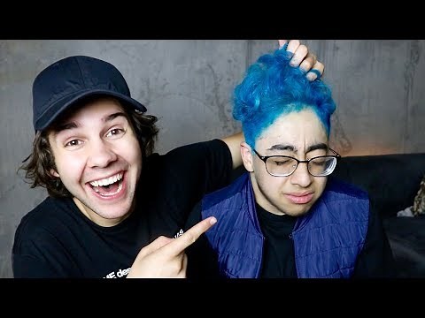 DYING HIS HAIR BECAUSE HE LOST A BET!! (SURPRISE)