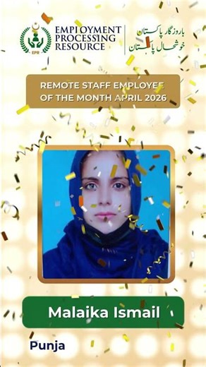 🏆 EPR Remote Staff Employees of the Month | April 2026 🌟