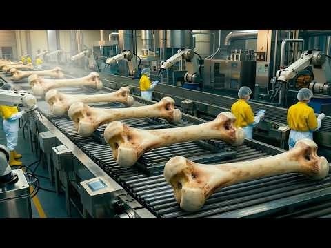 Inside the Massive Bone Recycling Factory | How Animal Bones Are Turned Into Luxury Jewelry 💎