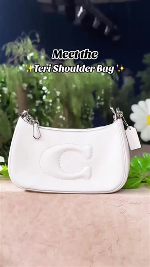 Coach Teri Shoulder Bag with Signature Quilting - Versatile and Stylish