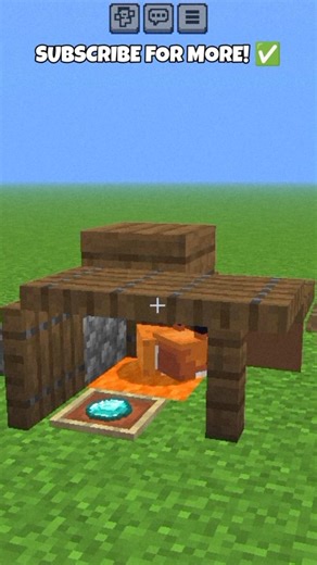 Fox Shelter! | #shorts #minecraft