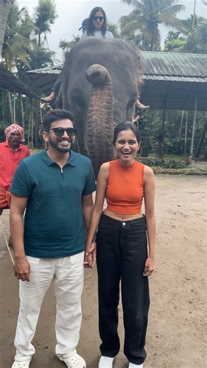 Elephant Ride ❤️🐘🌴 #shorts #shortvideo #viralshort #kerala #dailyvlog