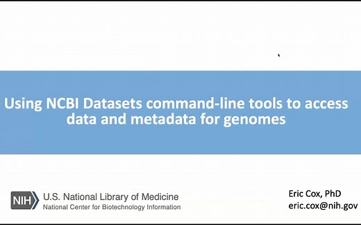 【NCBI】使用NCBI数据集命令行工具访问基因组的数据和元数据