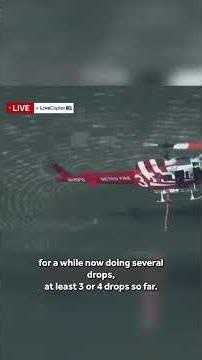 'Whoomp! There It Is' | LiveCopter 3 sees water drop on a grass fire in West Sacramento