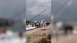 Temporal no sul de Espanha e nas ilhas Baleares provoca o caos em terra e mar