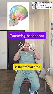 Technique for relieving headaches in the frontal area.