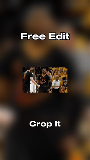 Free Editing Tips: Crop & Sports Edits
