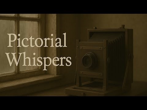 Large Format Calotype Paper Negative - 2026 Plate 1: Pictorial Whispers (Part 1 of 2)