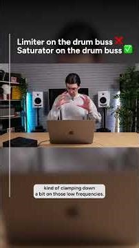 Get your drums louder in the mix using Ableton's Saturator as a clipper effect