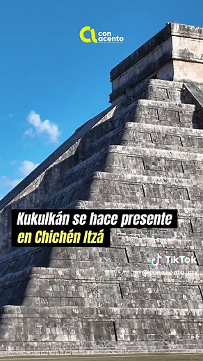 🐍 El descenso de la Serpiente Emplumada en el corazón del Mundo Maya, Chichén Itzá 🏛️⚡️ | #Yucatán #chichenitza #maravillasdelmundo #fyppppppppppppppppppppppp