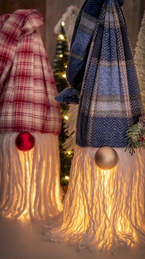1.5M views · 40K reactions | DIY Dollar Tree Lighted Mop Gnomes #thenavagepatch #dollartree #dollartreediy #dollartreecrafts #dollartreechristmas #christmas2022 #Christmas #christmasdiy #christmasdecor #christmaslights #christmascrafts #christmascrafting #holidaydecor #holidayseason #holidaycrafts #gnomes #gnomesweetgnome #gnomefortheholidays | The Navage Patch | Facebook