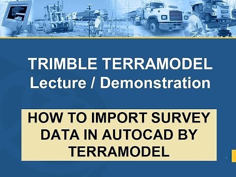 Importing Survey Data Into AutoCAD By Terramodel, Topographic Survey Data