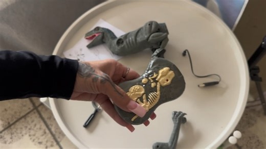 Watch This remote-control dinosaur walks, roars, lights up with 3D eyes, and is super easy for little ones on Amazon Live