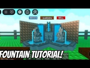 Fountain build In Grow a Garden :)